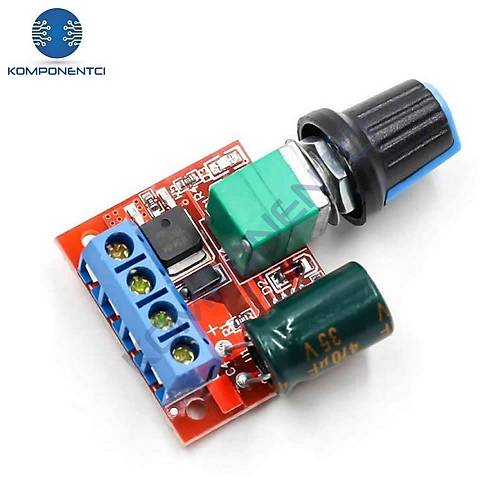 5A 35V Mini DC Motor Hız Kontrol Devresi