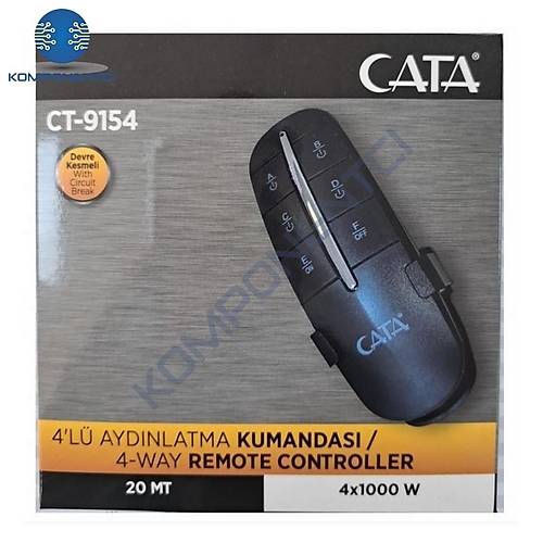 CATA 4 x 1000W 4'lü Aydınlatma Kumandası CT-9154