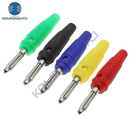 IC-238B Banana Jak Silikonlu CX-06 Yeşil
