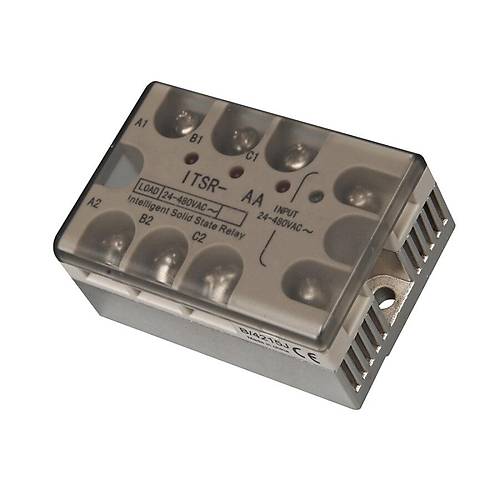 ITSR-40AA 3-Faz Akıllı Solid State Röle 40A - 85-250VAC Giriş 24-600VAC Çıkış