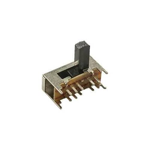 4 Konumlu 10-Pin Sürgülü Switch - 90 Derece