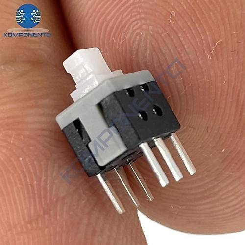 IC-197A 6 Pinli Bacaklı Yaylı Push Buton 6x6mm