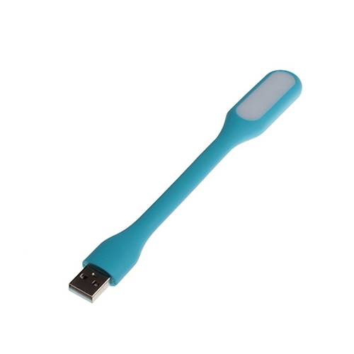 USB Led Işık Esnek Okuma Lambası - Mavi