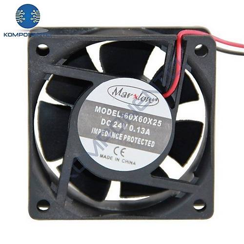 IC-216 Kare Fan 60X60X25mm 24V DC
