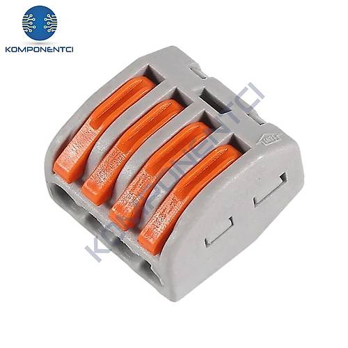 IC-272A 4 Pin Vidasız Tek Yön Mandallı Buat Klemensi CH-214
