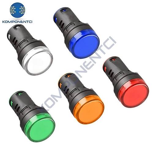 AD22-22DS 22MM Sinyal Lambası Sarı 220V