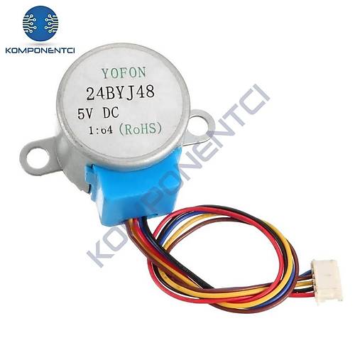 24BYJ48 5V Redüktörlü Step Motor
