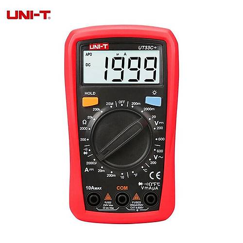 UNI-T UT33C+ 600v Dijital Multimetre Ölçü Aleti
