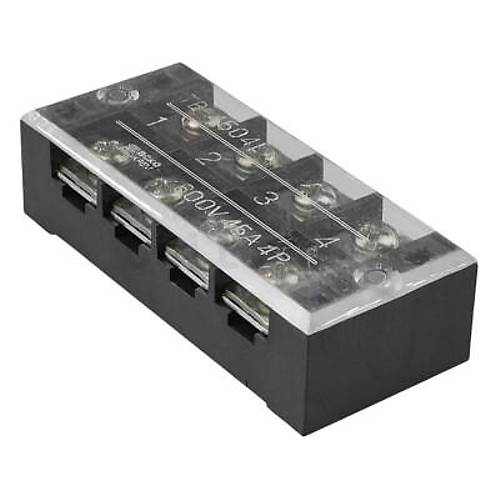TB-4504 4P Çift Sıra Terminal Blok - 600V 45A