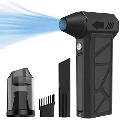130000 RPM Kademeli Mini Turbo Işıklı Jet Fan - Süpürge Özellikli