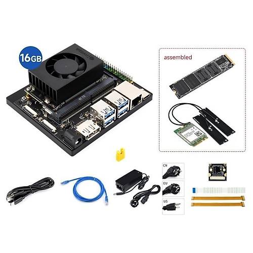 Waveshare Jetson Orin NX AI Kiti 16GB - Kit A