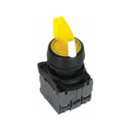 ISP-AK135M5 220V Sarı Işıklı Mandal Buton 1-0-2