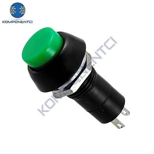 IC-186A Buton Ø12mm Kaliteli Yeşil