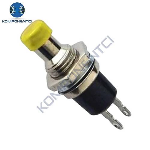 IC-177 Sarı Diyafon Mini Buton 7mm PBS-105