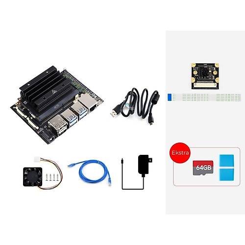 Waveshare Jetson Nano Geliştirme Kiti - KİT B