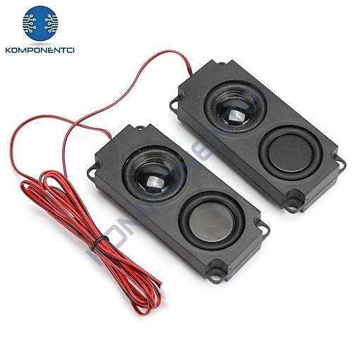 8 Ohm 5W Hoparlör 2'li Takım
