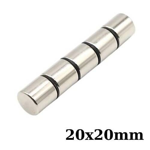 20x20mm Neodyum Güçlü Mıknatıs - Neodim Magnet