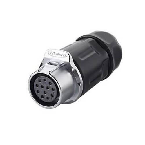 LP-20-J12PP-01-001 12-Pin Su Geçirmez Konnektör - Dişi