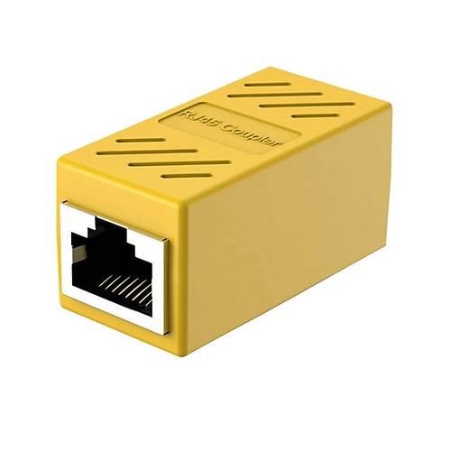 RJ45 Dişi-Dişi Ara Bağlantı Soketi - Sarı