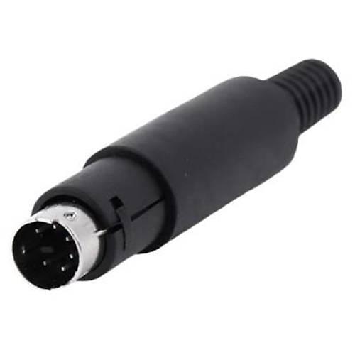 6 Pin Erkek Mini DIN Konnektör