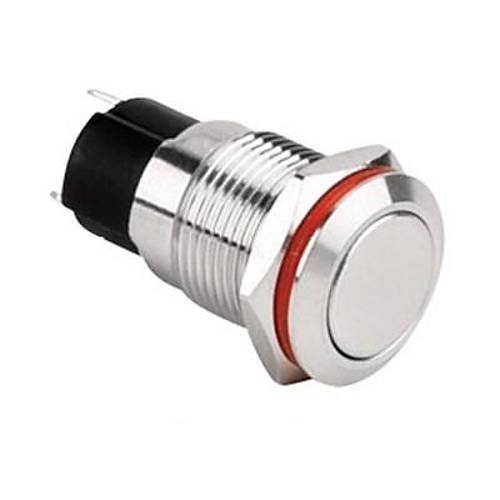 WD12A-P1 12mm Düz Yaylı Metal Buton
