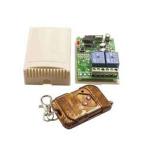 2 Kanal 12V Uzaktan Kumandalı RF Modülü Alıcı Verici