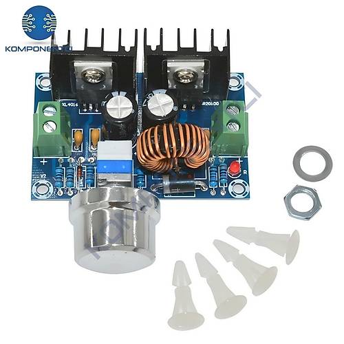 HX-M401 8A 200W Voltaj Düşürücü Regülatör Kartı XL4016 Pot Ayarlı