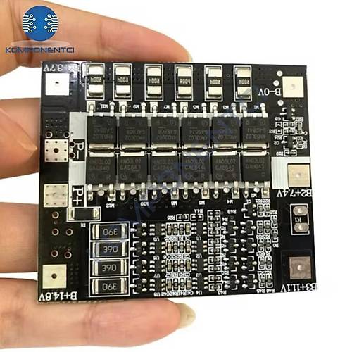 4S 50A BMS 3.7V 18650 Lityum Pil Şarj Koruma Devresi
