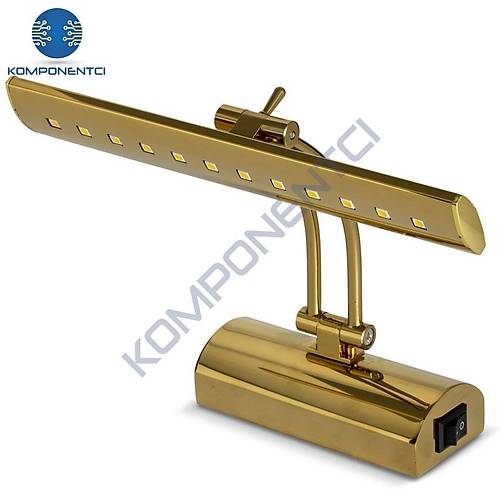 Noas YL85-2502 5W 6500K Beyaz Işık Gold Anahtarlı Sevilla Dekoratif Aplik