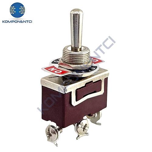 IC-153 Büyük Boy Toggle Switch Vidalı 3P 12mm On-Off-On