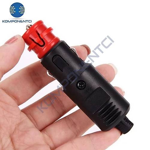 IC-246B-7 Çakmak Fişi Ledsiz Sigortalı - Avrupa Tipi