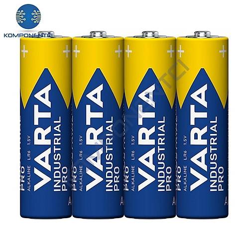 Varta 4006 Industrial Pro Alkalin AA Kalem Pil 4'lü Paket