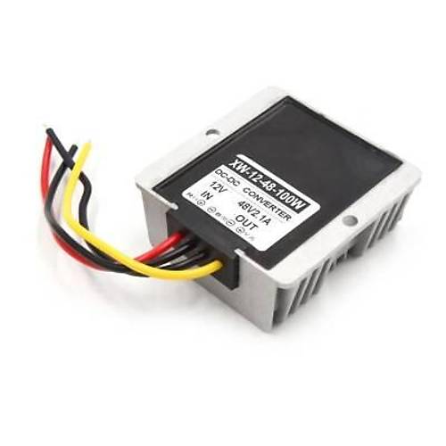DC-DC 12'den 48V'a 2.1A Voltaj Yükseltici - 12V to 48V Step Up