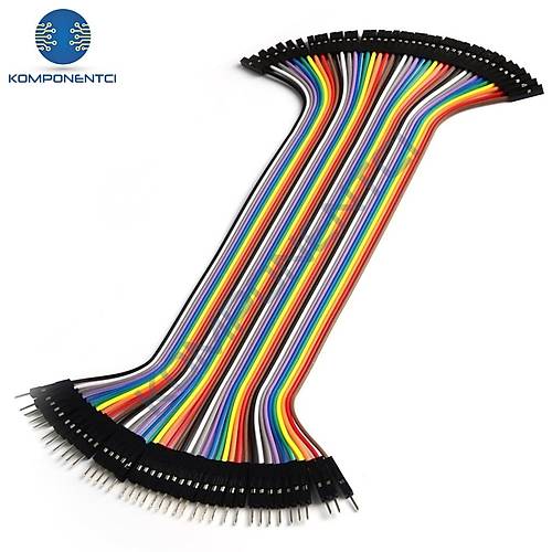 Jumper Kablo Erkek-Dişi M2F 20cm 40 Adet