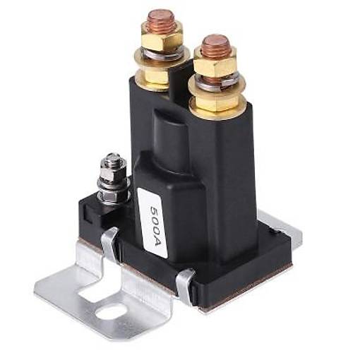DC 24V 500A Yüksek Akım Oto Marş Rölesi 4 Pin SPST - Long Time