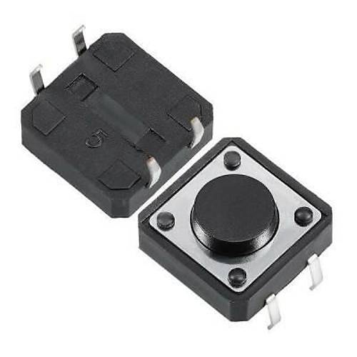 12x12x5mm 4 Pinli Push Buton - Tact Switch