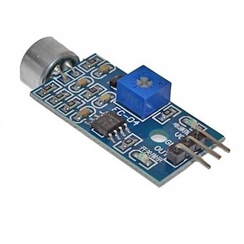 Ses Algılama Modülü Mikrofon Sensörü 3Pin Mavi FC-04