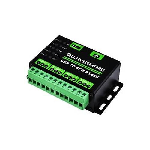 Endüstriyel USB'den 4 Kanal RS485'e Dönüştürücü
