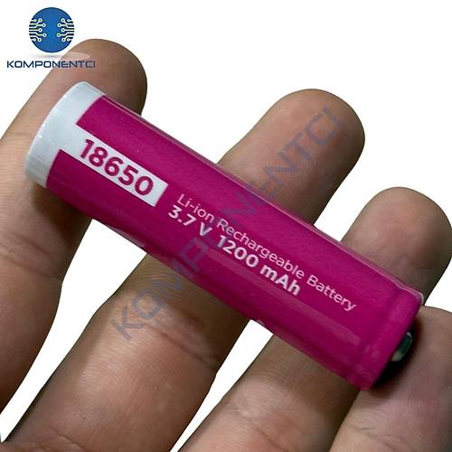 Power-Xtra 18650 3.7V 1200mAh Li-ion Şarj Edilebilir Pil