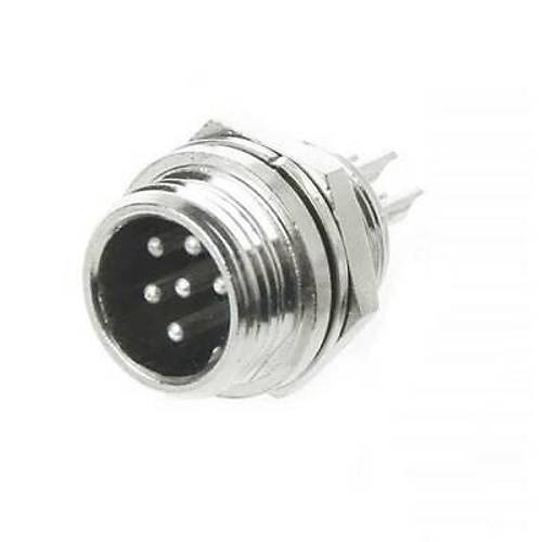 Mike Konnektör 5-Pin 12mm - Erkek