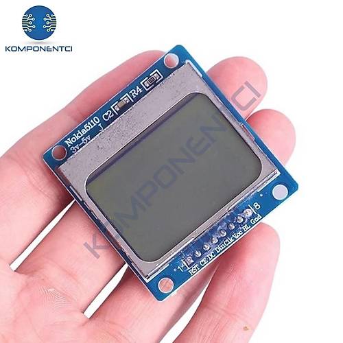 Nokia 5110 LCD Ekran Mavi