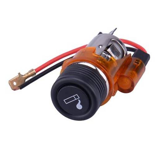 12V 120W Işıklı Oto Çakmaklık - Sarı