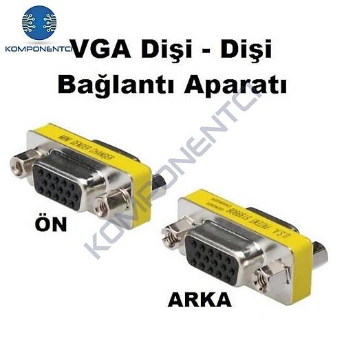 HD15 VGA-VGA Dişi-Dişi (F2F) 15 Pin Adaptör