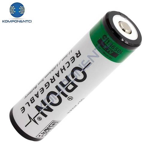 Orion 18650L 1500mAh 3.7V Şarj Edilebilir Li-ion Pil Başlı