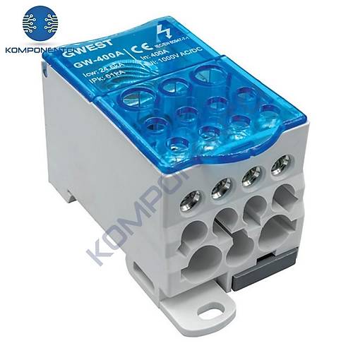 Gwest GW-400A Tek Kutuplu 400A Girişli Dağıtıcı Ünite