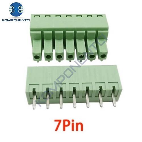 7 Pin 3.81mm Geçmeli 180C Takım Klemens