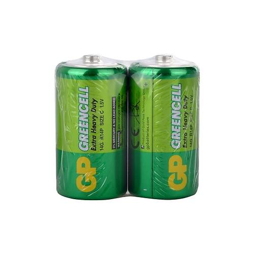 GP GP14G Greencell R14 Çinko C Orta Boy Pil 2'li Shrink