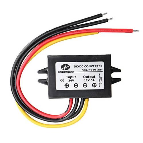 WG-24S1205P DC-DC 24V'den 12V 5A Voltaj Düşürücü Modül