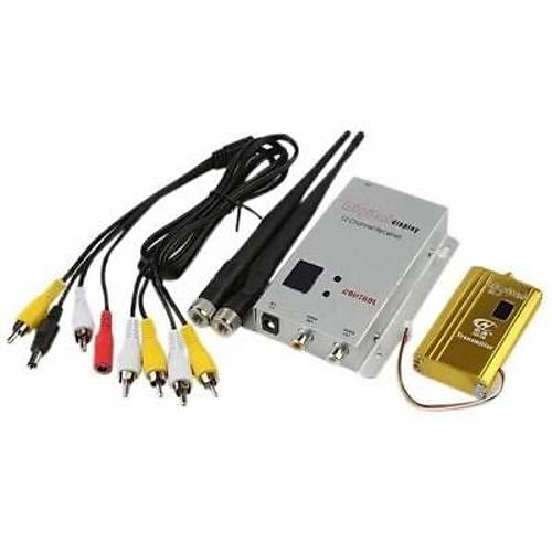 8 Kanal FPV Kablosuz Görüntü Aktarıcı Set 1.2 Ghz 1500 mW