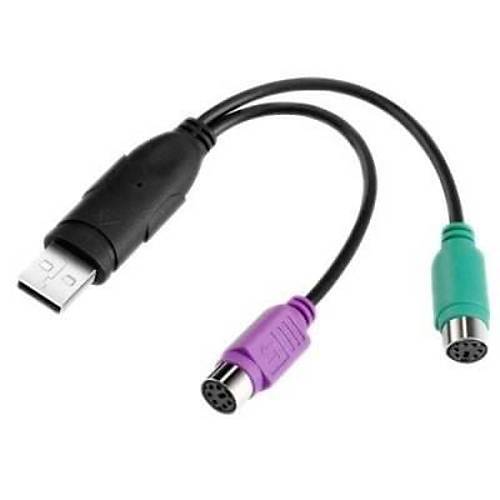 USB - PS/2 Dönüştürücü Adaptör Kablosu